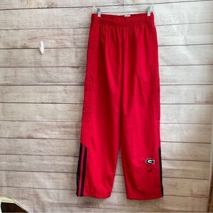 VINTAGE NIKE UNIVERSITY OF GA TRACK PANTS IN RED